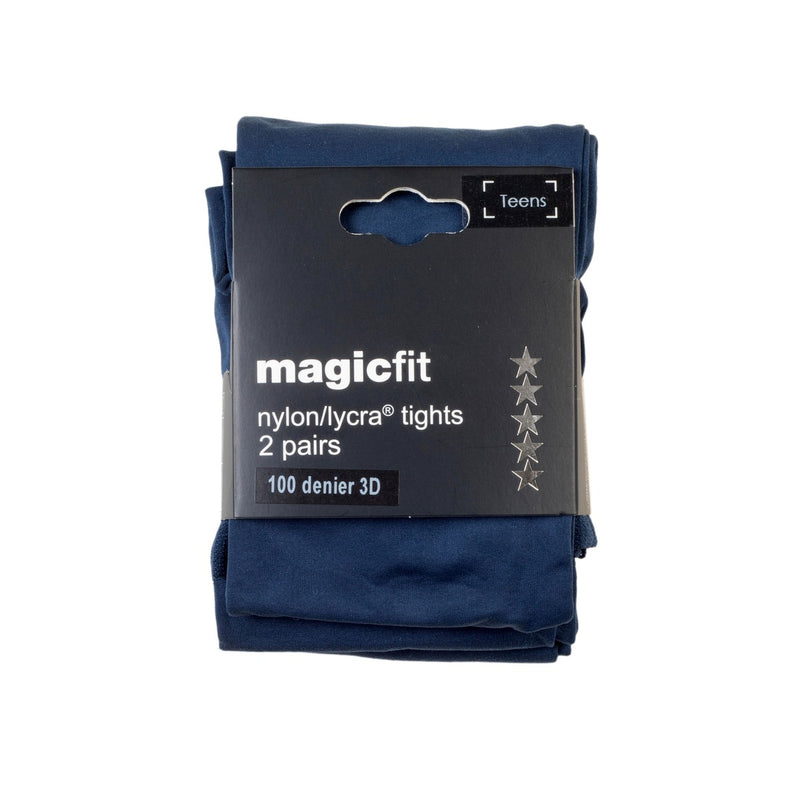 Navy 100 Denier Tights - 2 Pack