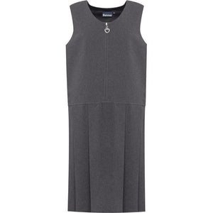 Grey Lynton Zip Pinafore
