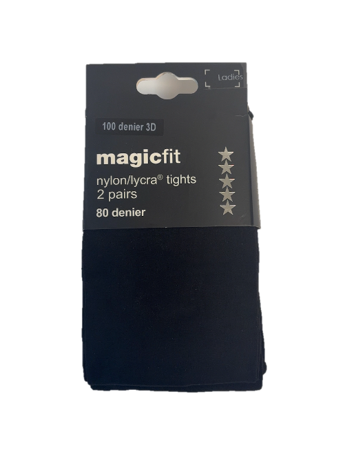 Black 100 Denier Tights - 2 Pack