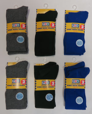 White Knee High Sock