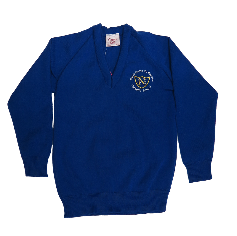Notre Dame V Neck Pullover