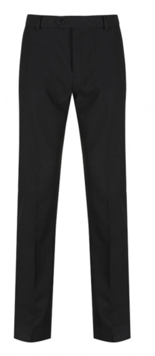 Slim Leg Black Trouser