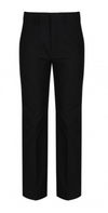 Charcoal Elastic Back Classic Fit Trouser