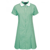 Green Avon Zip-Fronted Corded Gingham Dress
