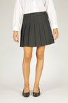 Stitch Down Pleat Skirt Grey