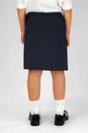 Navy Junior Two Pocket Skirt