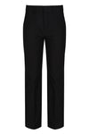 Black Elastic Back Classic Fit Trouser