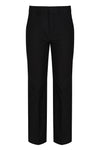 Black Elastic Back Classic Fit Trouser