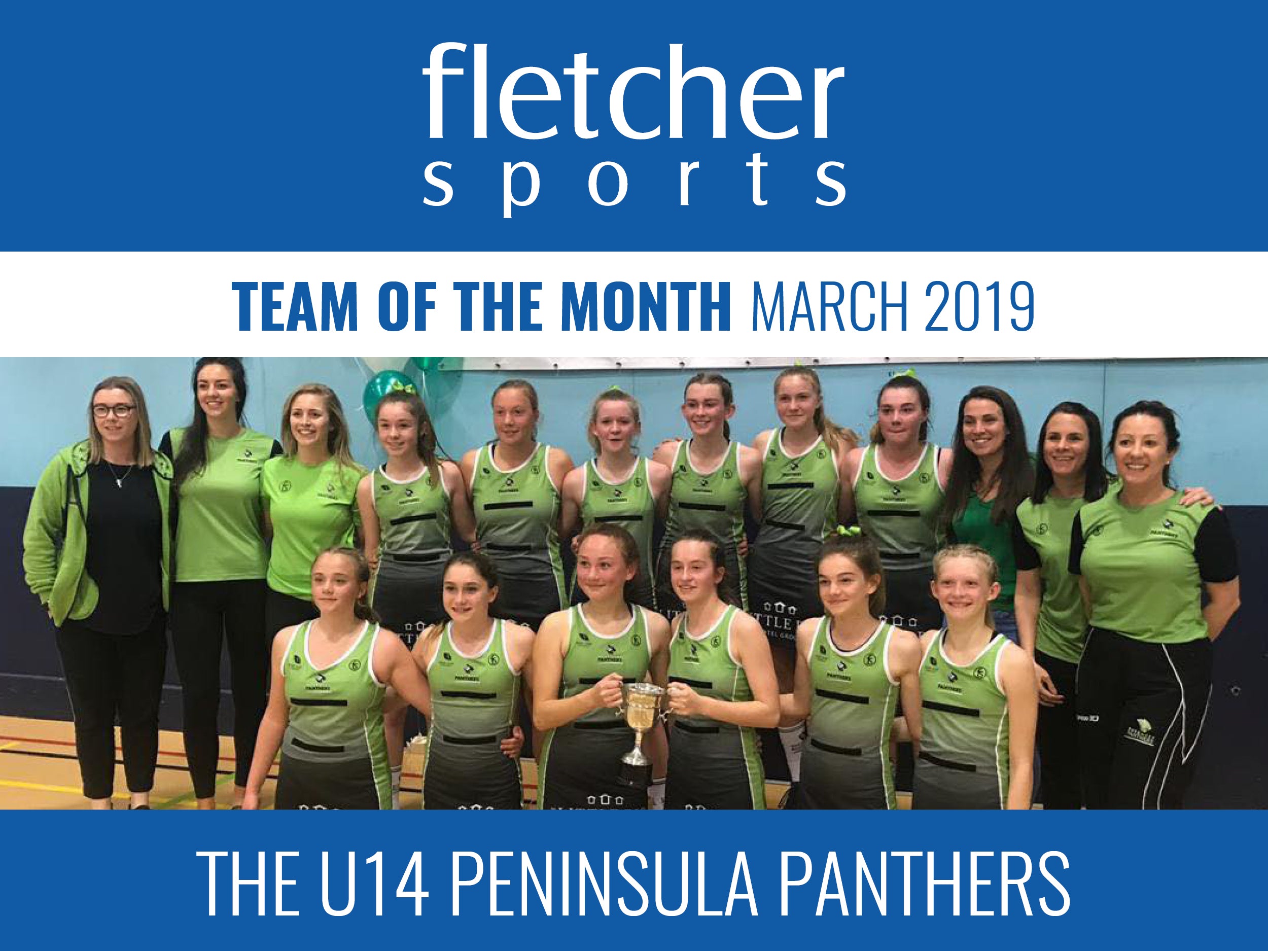 Team of the Month for March - The U14 Peninsula Panthers