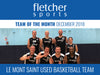 Team of the month for December - Le Mont Saint Used Basketball team