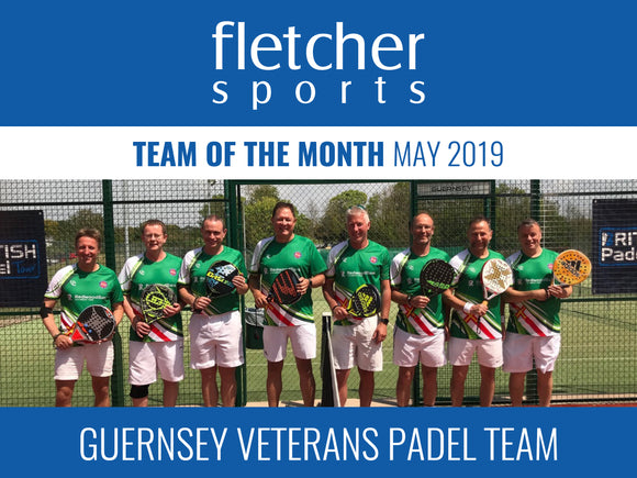 Team of the Month for May - Guernsey Vets Padel Team