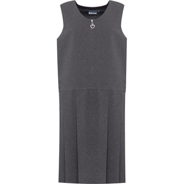 Grey Lynton Zip Pinafore
