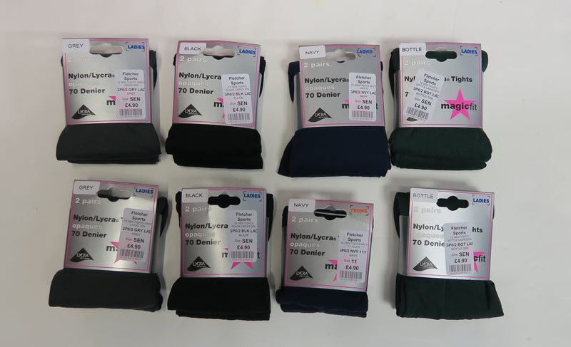 Bottle Green 100 Denier Opaque Tights