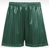 Bottle Green Shadow Stripe Shorts