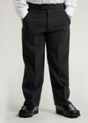 Black Junior Sturdy Fit Trouser