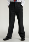 Black Elastic Back Slim Fit Trouser