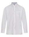 Long Sleeve Polycotton Easycare White Shirts