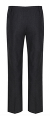 Grey Elastic Back Slim Fit Trouser