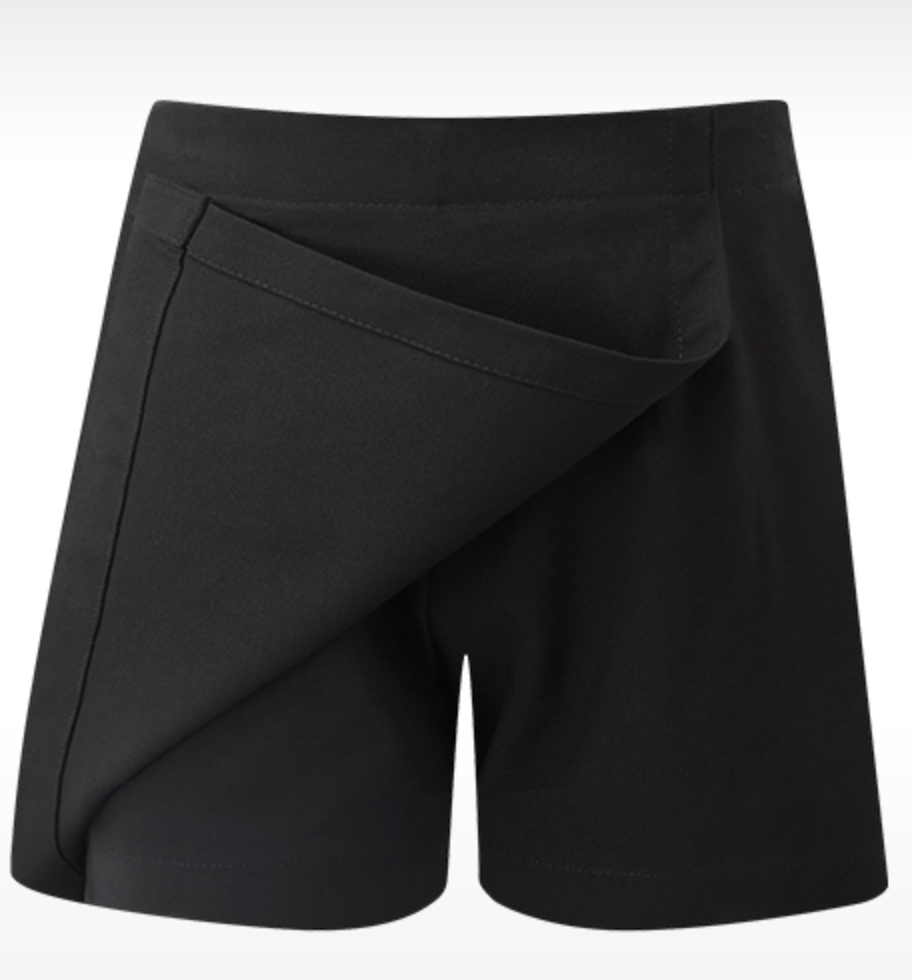 Black skort school clearance