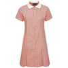 Red Avon Zip-Fronted Corded Gingham Dress