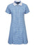 Blue Avon Zip-Fronted Corded Gingham Dress