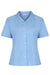 Blue Short Sleeve Rever Easycare School Blouse