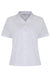 Short Sleeve Rever Collar White Blouses