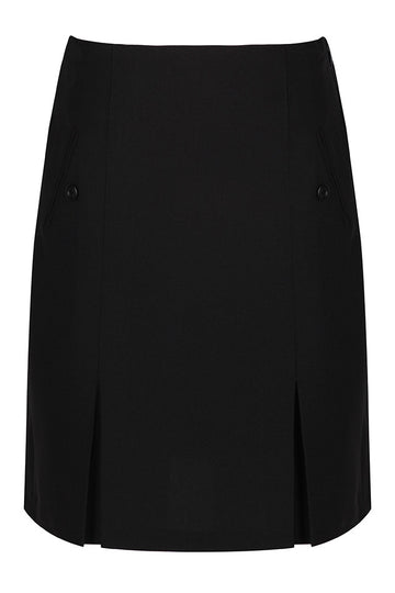 Black Junior Two Pocket Skirt