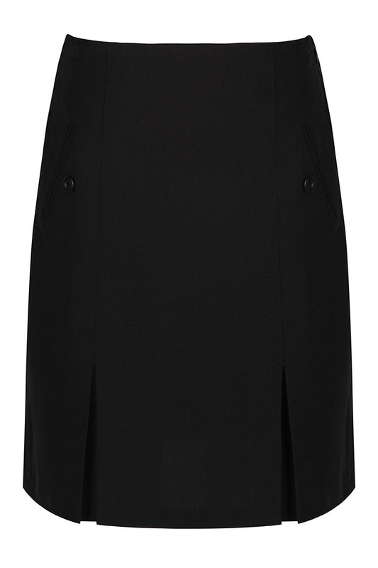 Black Junior Two Pocket Skirt