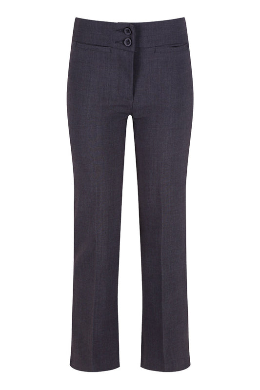 Grey Junior Girls Twin Pocket Trouser