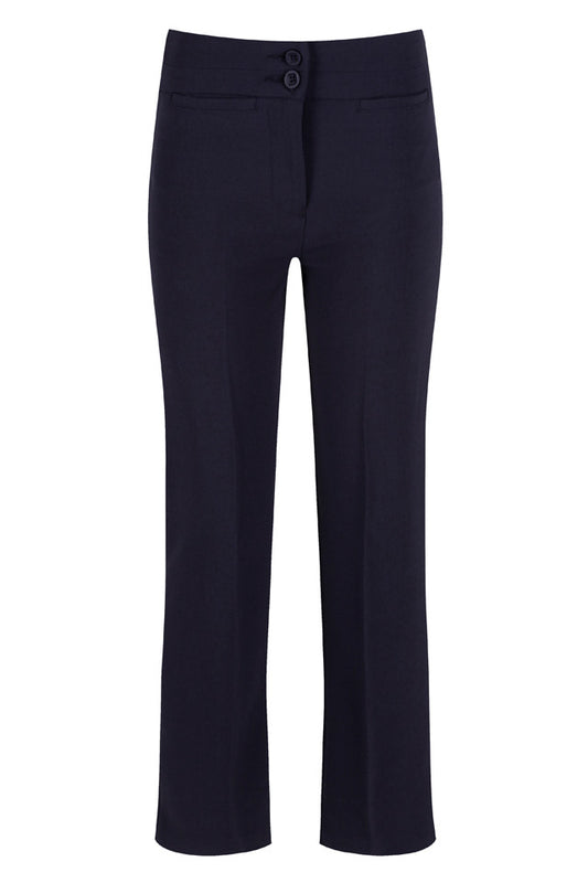 Navy Junior Girls Twin Pocket Trouser
