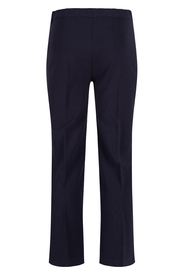 Navy Junior Girls Twin Pocket Trouser