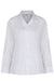 Long Sleeve Rever Collar White Blouses