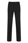 Black Elastic Back Slim Fit Trouser
