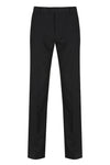 Black Elastic Back Slim Fit Trouser