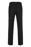 Black Elastic Back Slim Fit Trouser