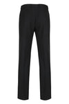 Black Elastic Back Slim Fit Trouser