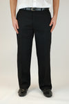 Sturdy Fit Black Trousers